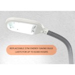 Kenley Natural Daylight Floor Lamp - Equipped with High-Efficiency Energy-Saving Bulb